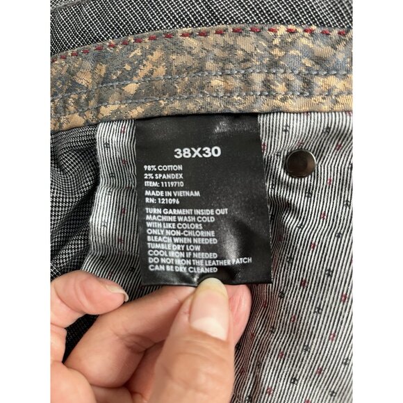 English Laundry Brixton Pants Men's 38x30 Straight Casual Workwear Embroidered - Picture 7 of 14